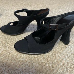 Via Spiga Black Slingback Heels size 7.5